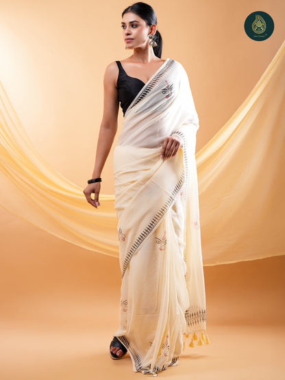 Devi Dhrithi - Beigh Mul Cotton Saree