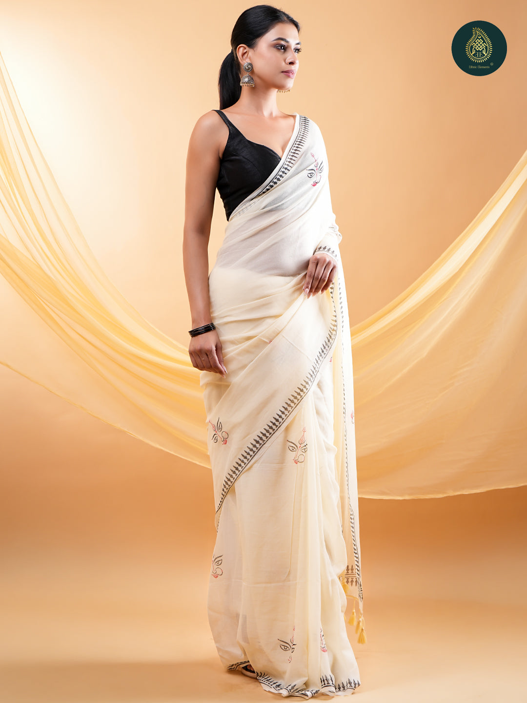 Devi Dhrithi - Beigh Mul Cotton Saree