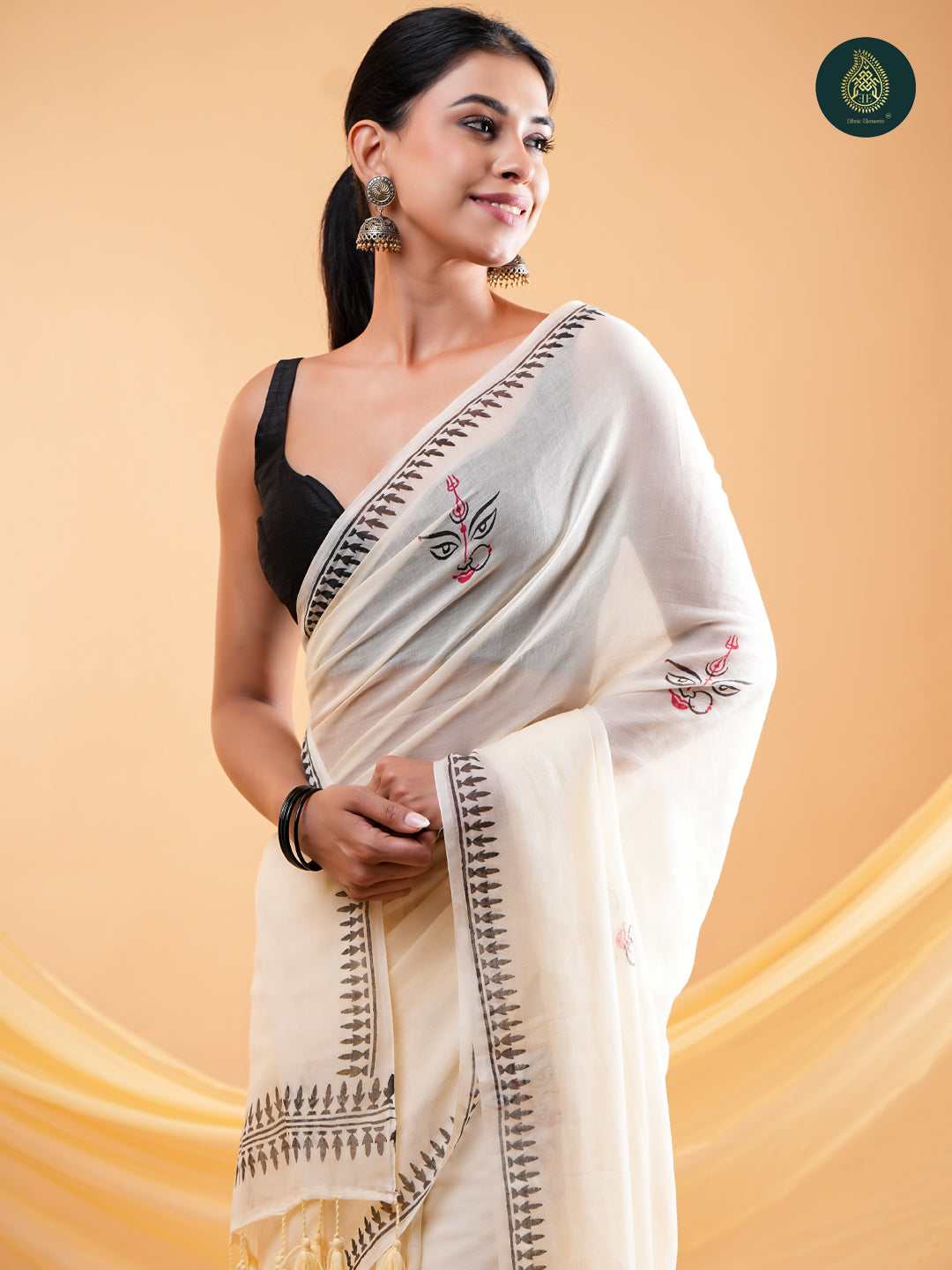 Devi Dhrithi - Beigh Mul Cotton Saree