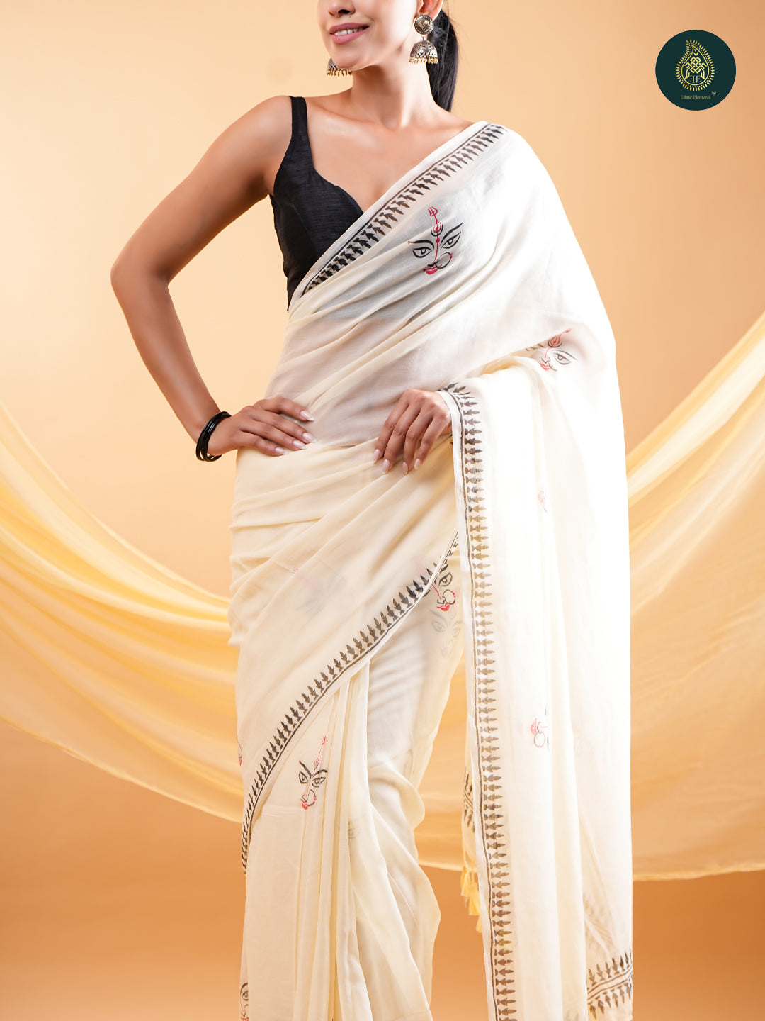Devi Dhrithi - Beigh Mul Cotton Saree