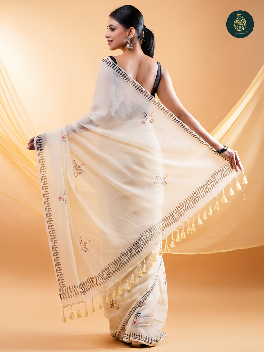 Devi Dhrithi - Beigh Mul Cotton Saree
