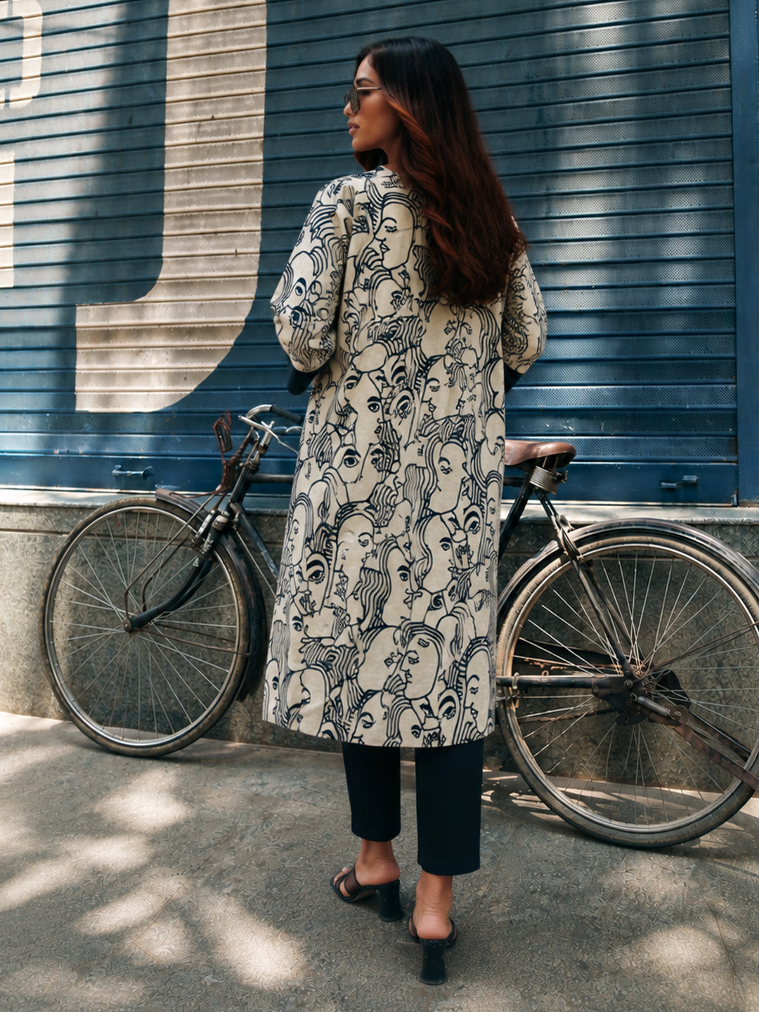 Stitched 2Pc Cotton Suit Set - Ink Whim