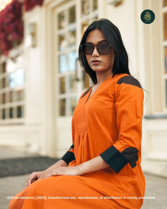 Stitched 2Pc Cotton Printed Suit Set - Dot Drama