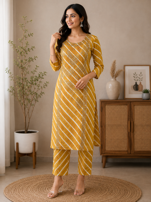 Naarira Cotton Sequin kurti