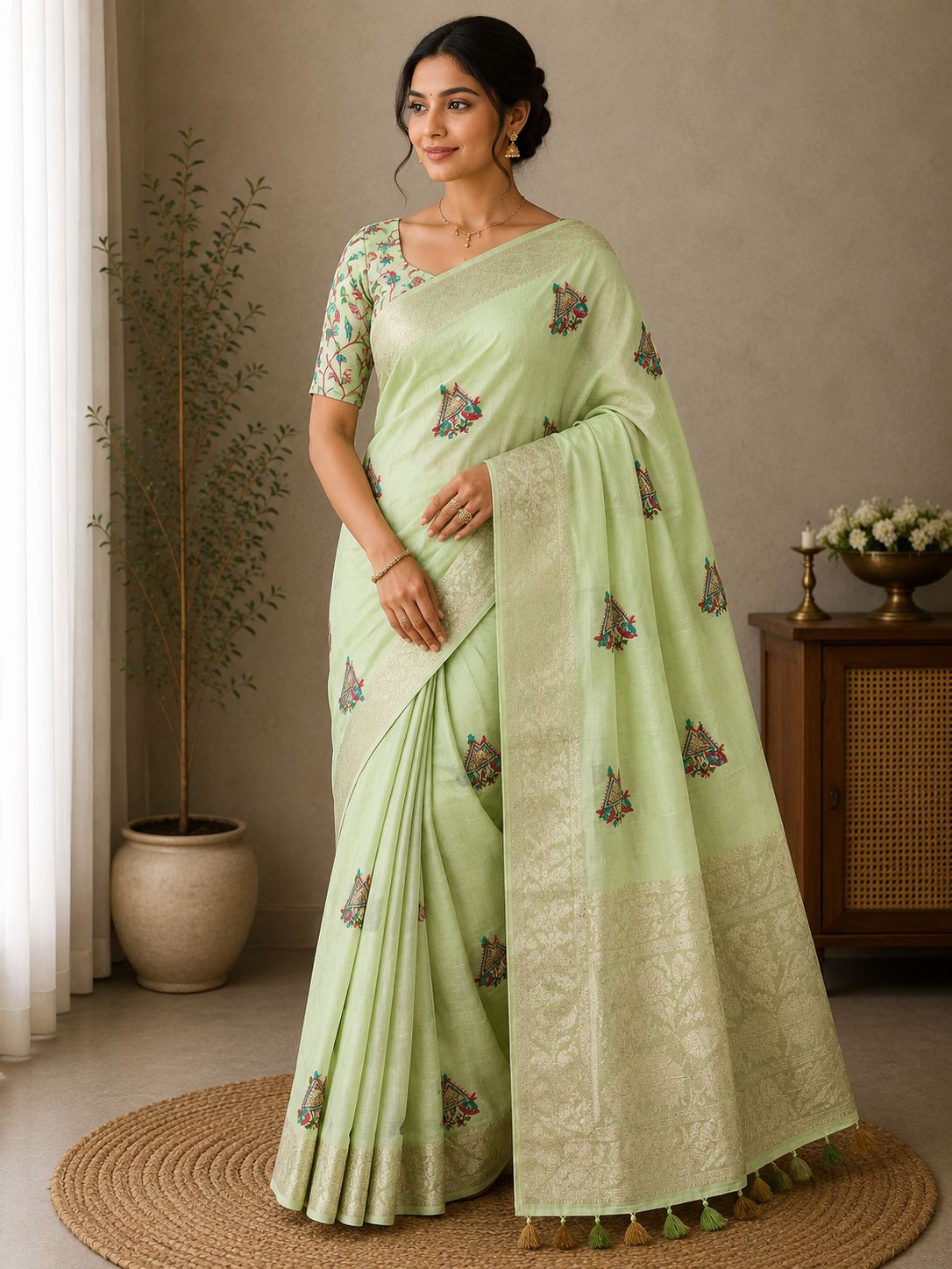 Naarira Sanyukta Pure Viscos Party Wear Sarees