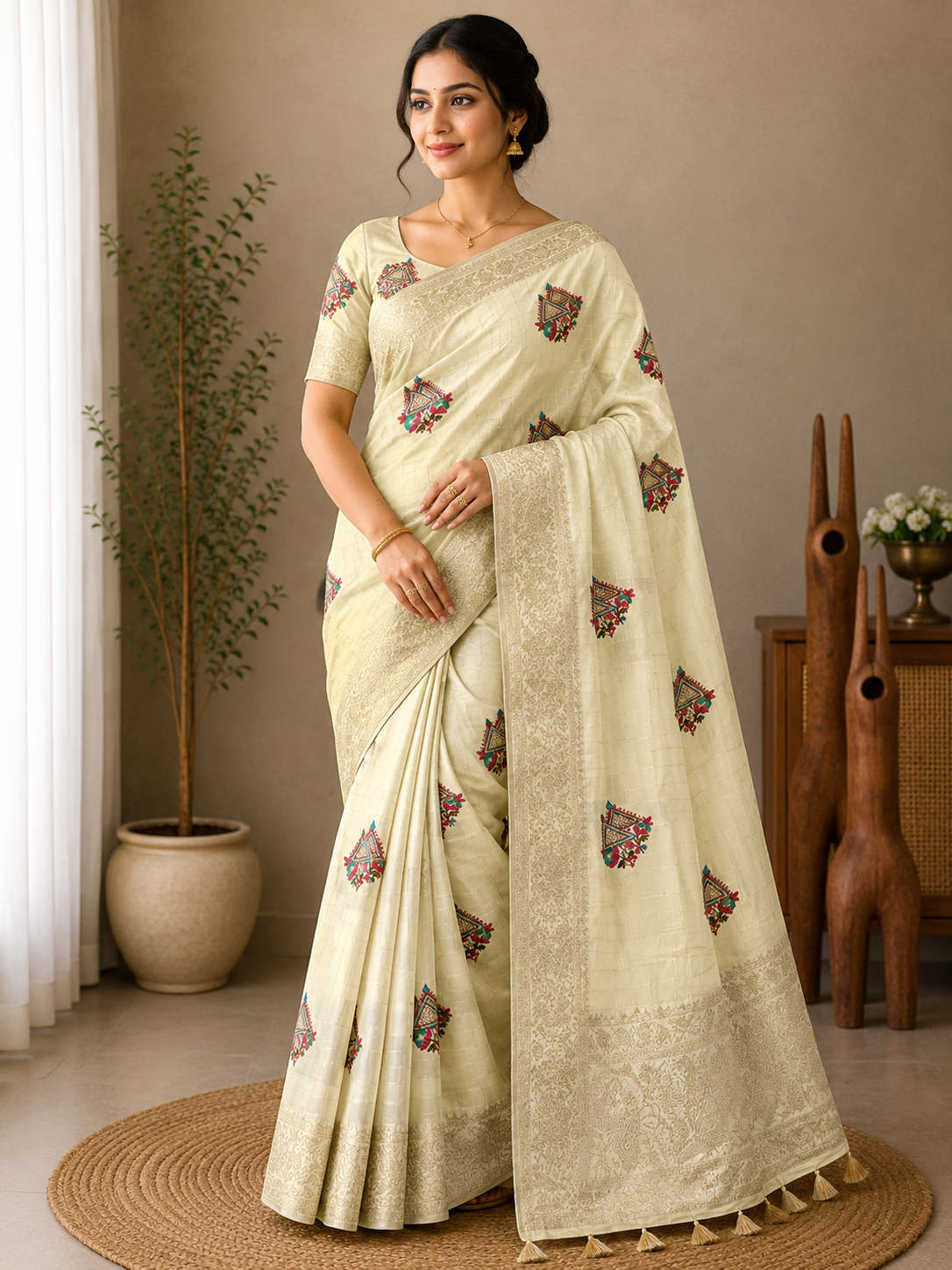 Naarira Sanyukta Pure Viscos Party Wear Sarees
