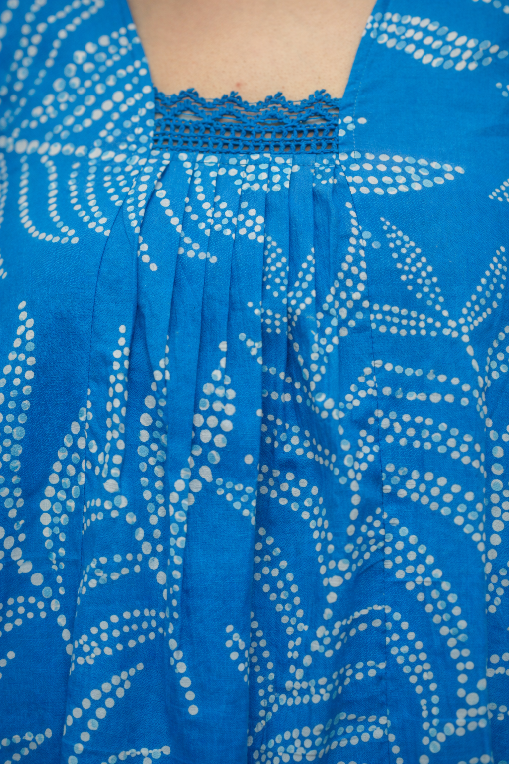 Aquatic Fern Cord Set - Block Printed Cotton 2Pc Set