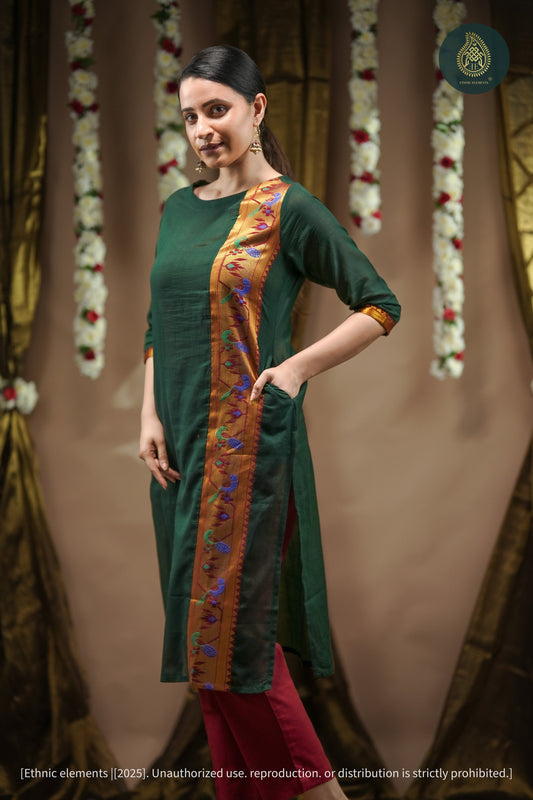 Mayur Cord Set - Pathani Cotton 2Pc Set