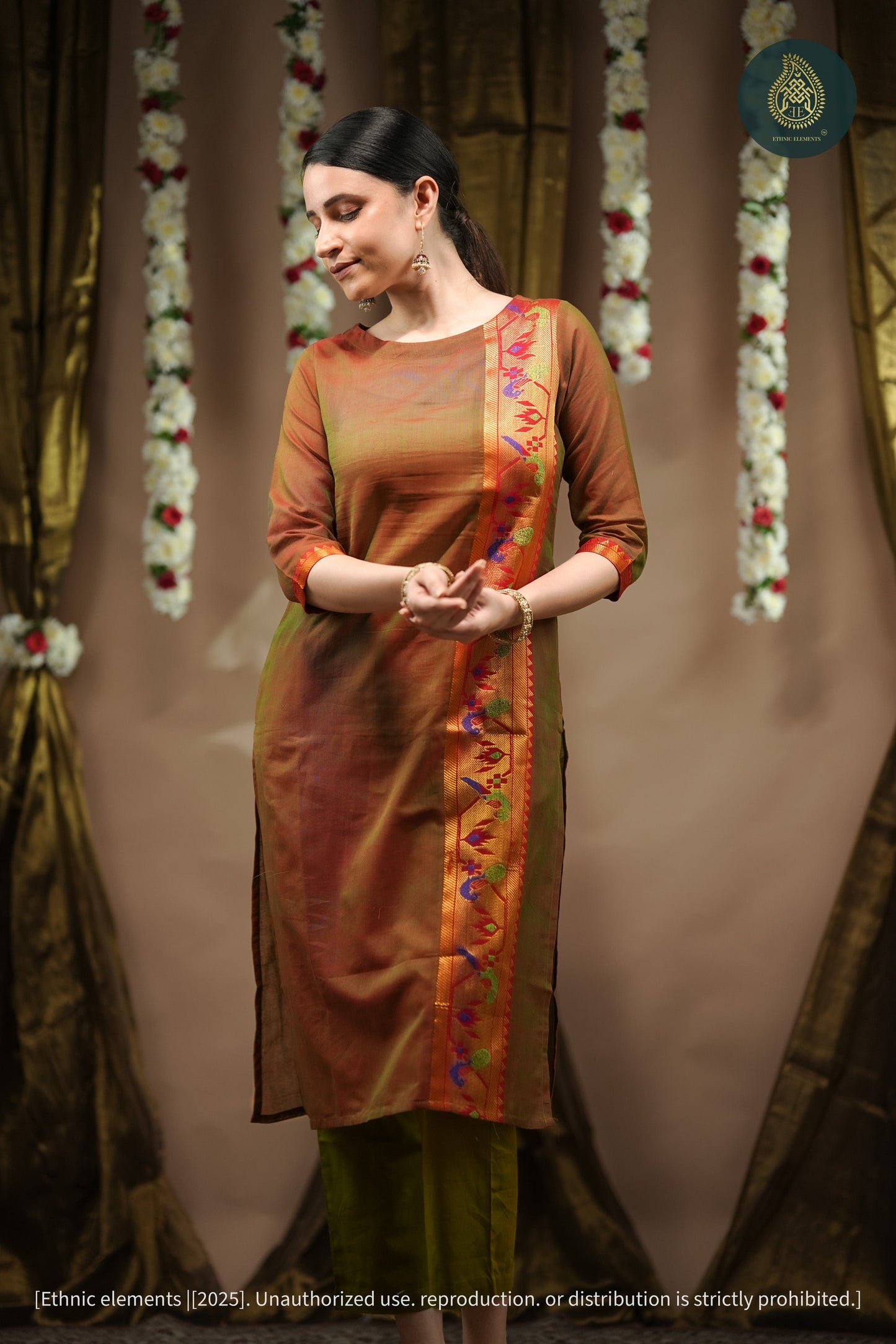 Dhani Cord Set - Pathani Cotton 2Pc Set