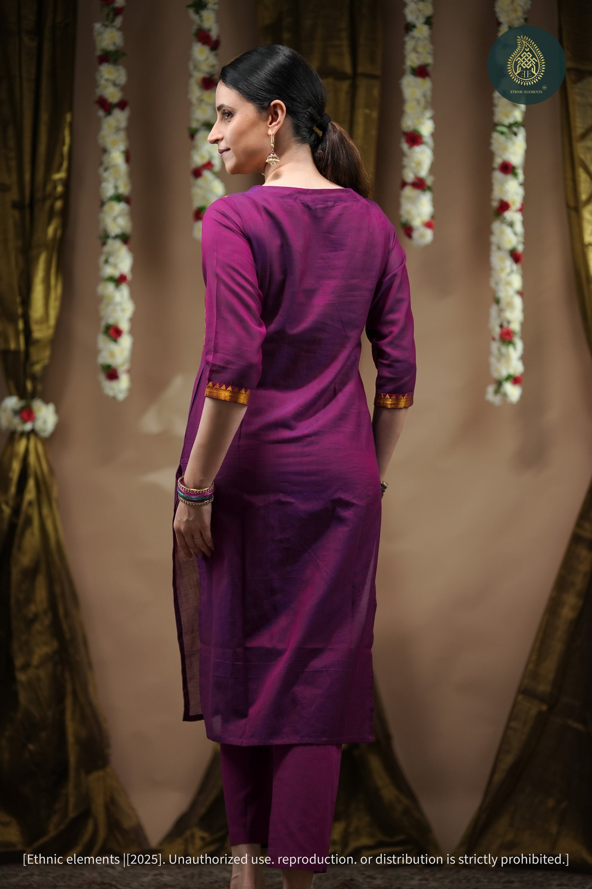Jamuni Cord Set - Pathani Weaved Cotton 2Pc Set