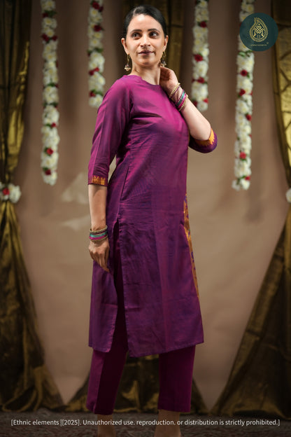 Jamuni Cord Set - Pathani Weaved Cotton 2Pc Set