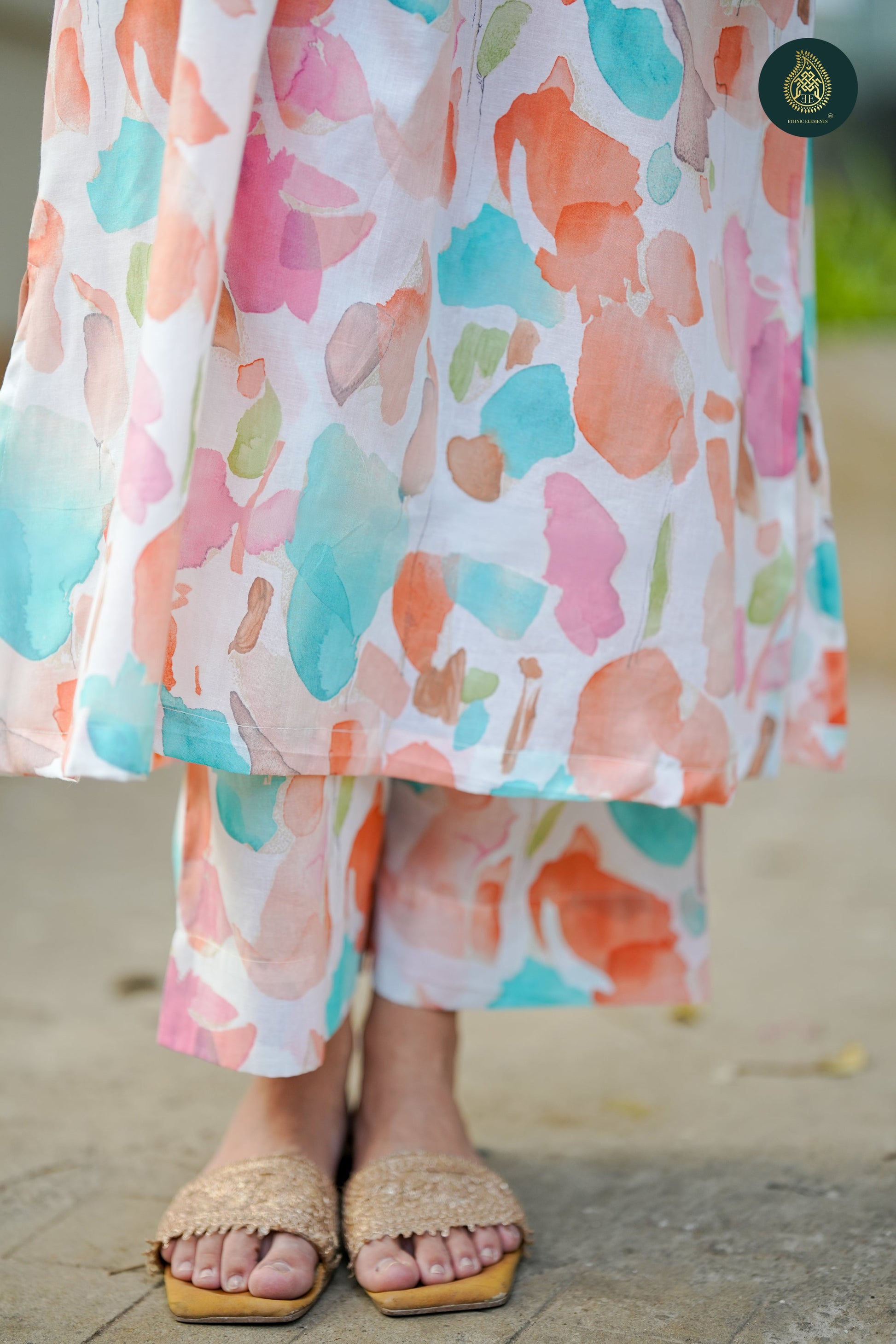 Brush Muse - Stitched 2Pc Cotton Suit Set