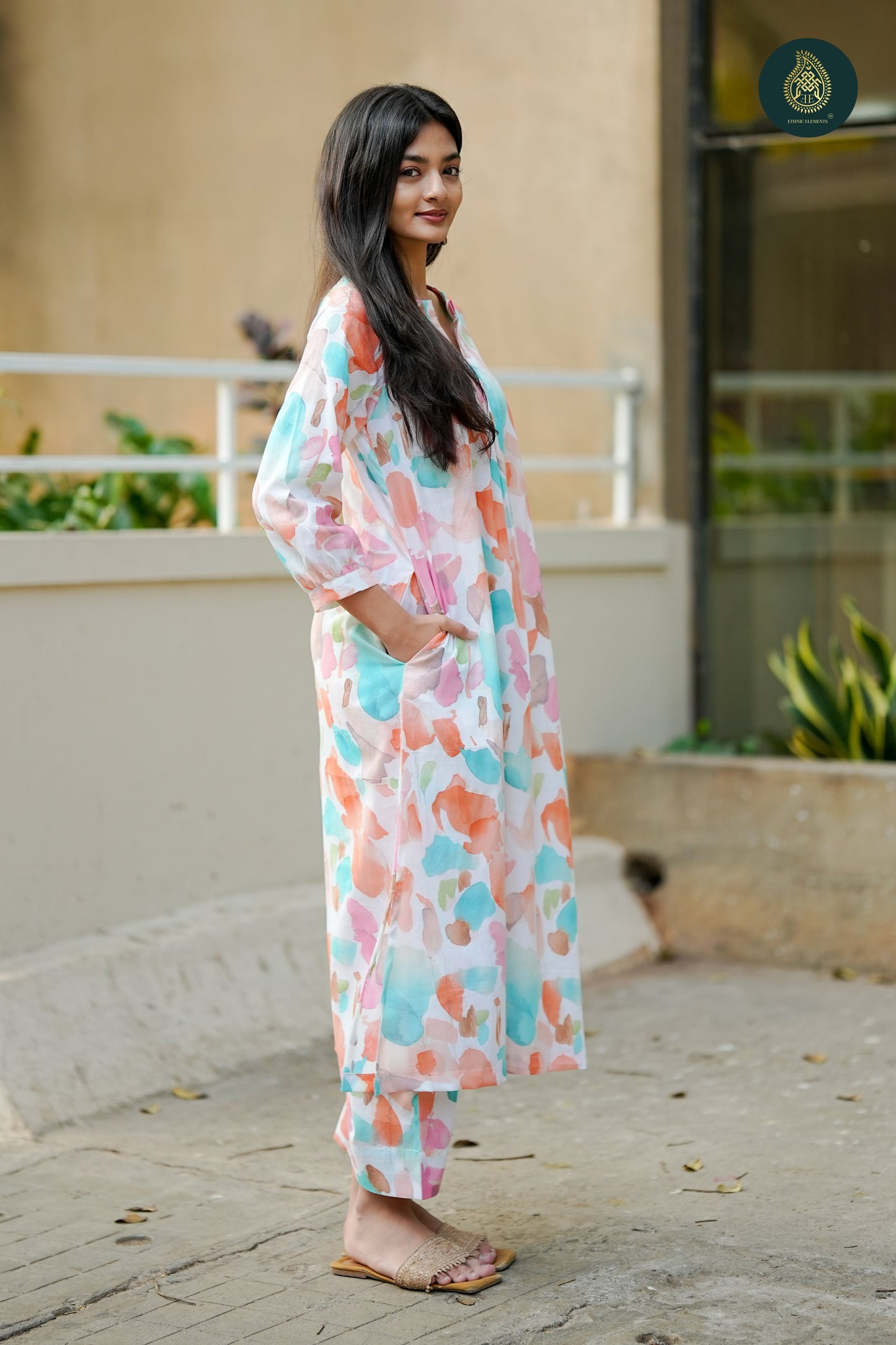 Brush Muse - Stitched 2Pc Cotton Suit Set
