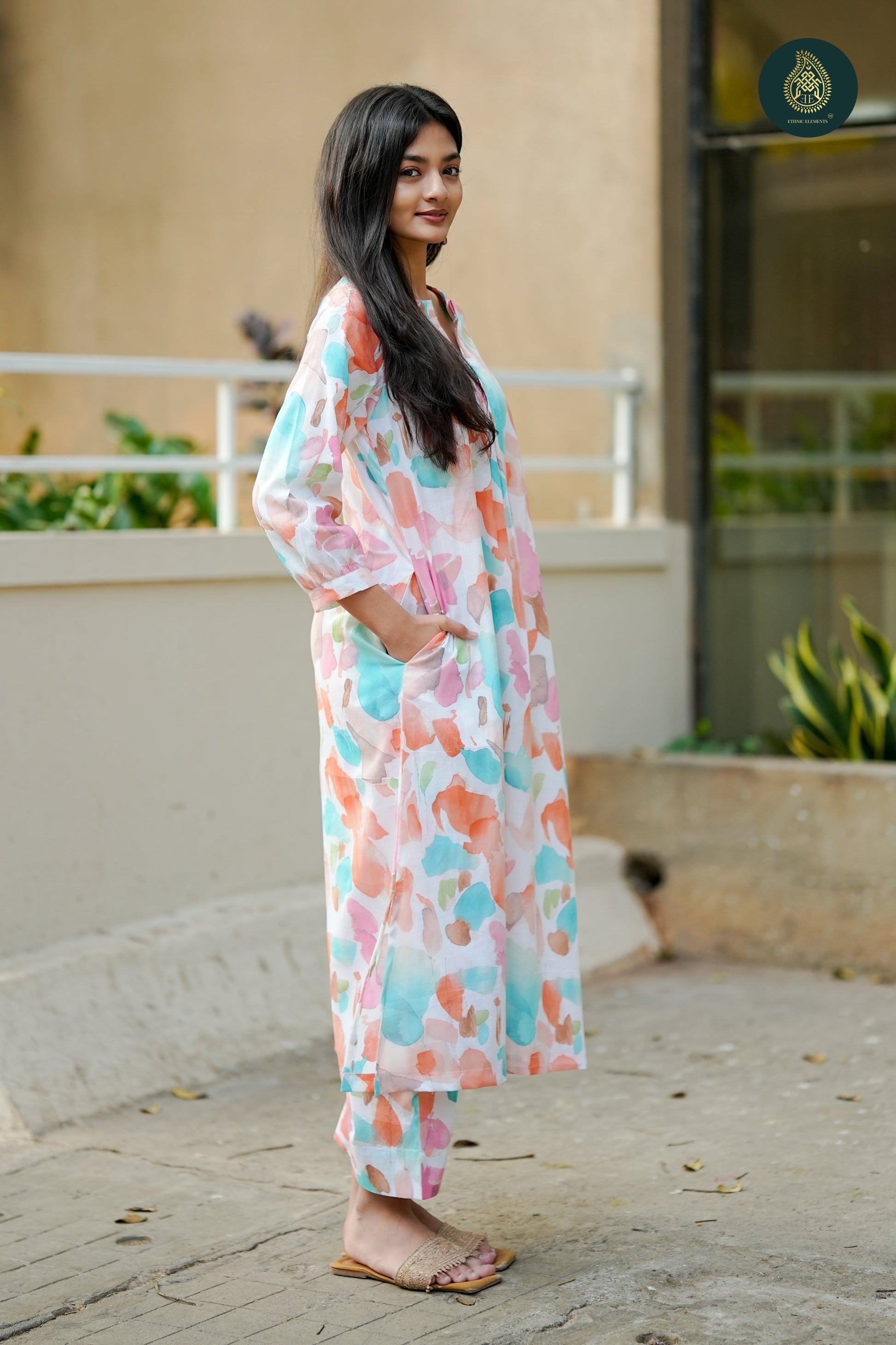 Brush Muse - Stitched 2Pc Cotton Suit Set