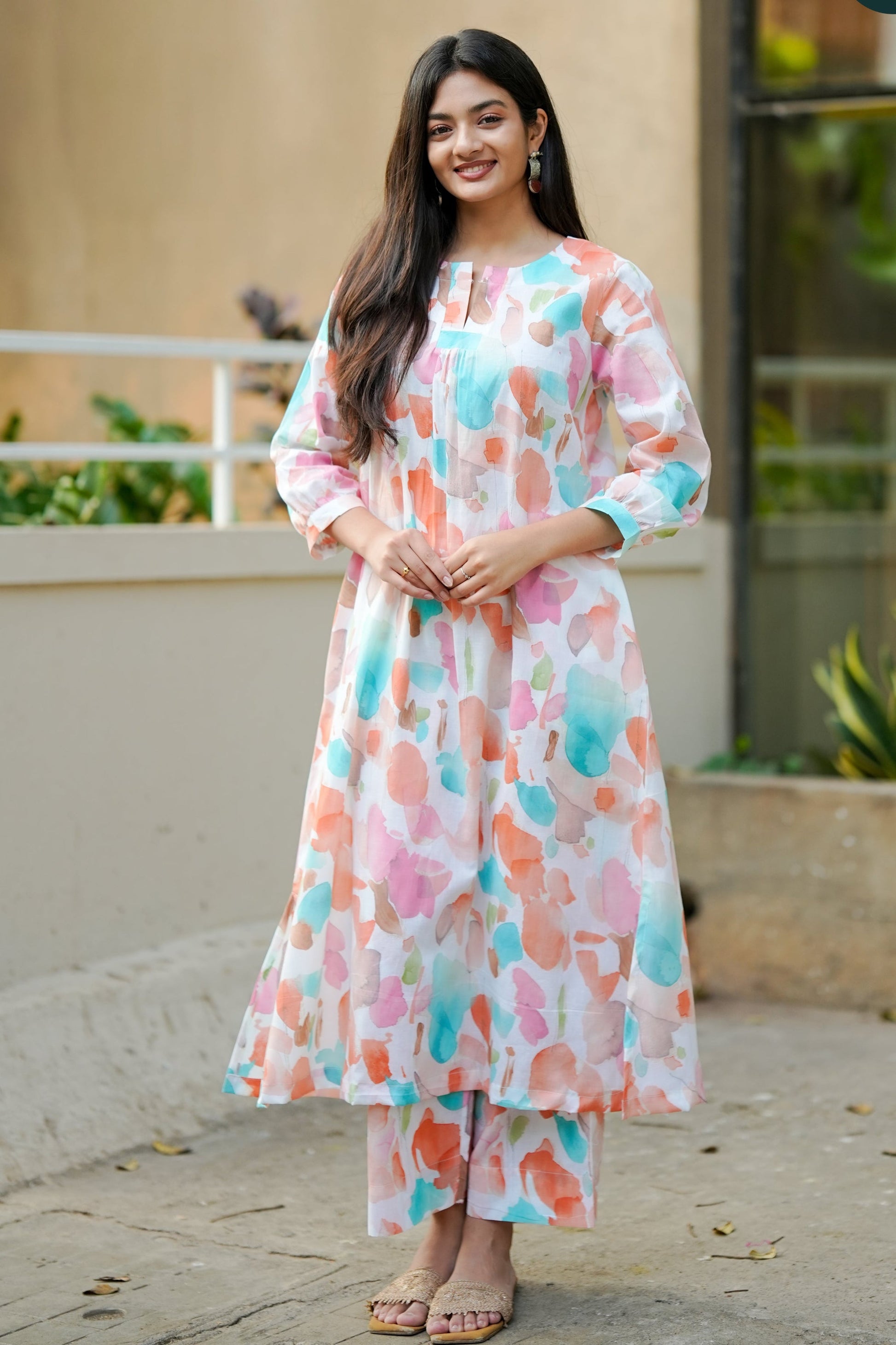 Brush Muse - Stitched 2Pc Cotton Suit Set