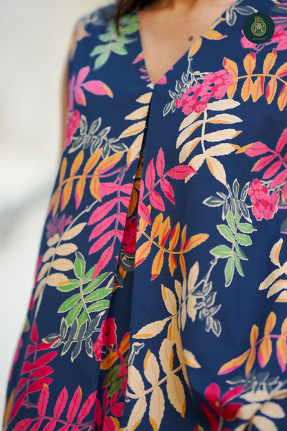 Leafy - Cotton Digital Printed Stitched 2Pc Suit Set