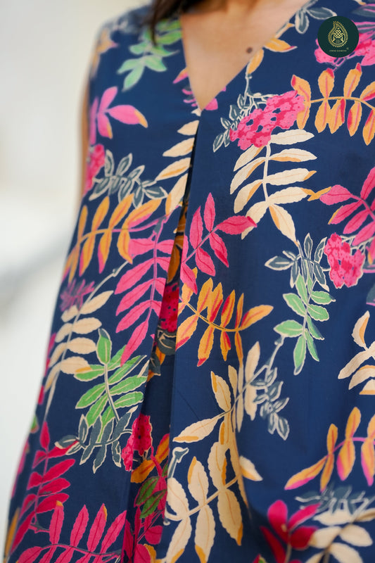 Leafy - Cotton Digital Printed Stitched 2Pc Suit Set