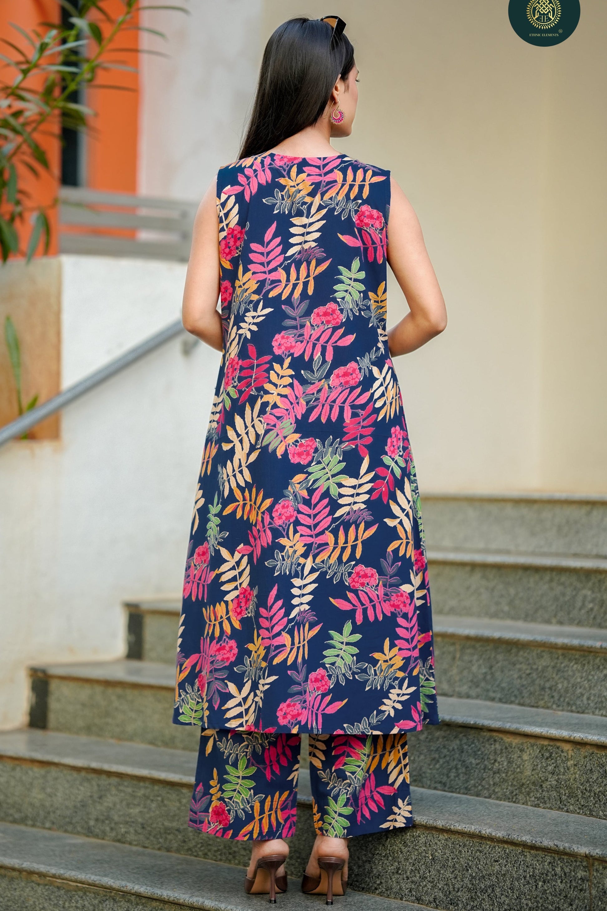 Leafy - Cotton Digital Printed Stitched 2Pc Suit Set