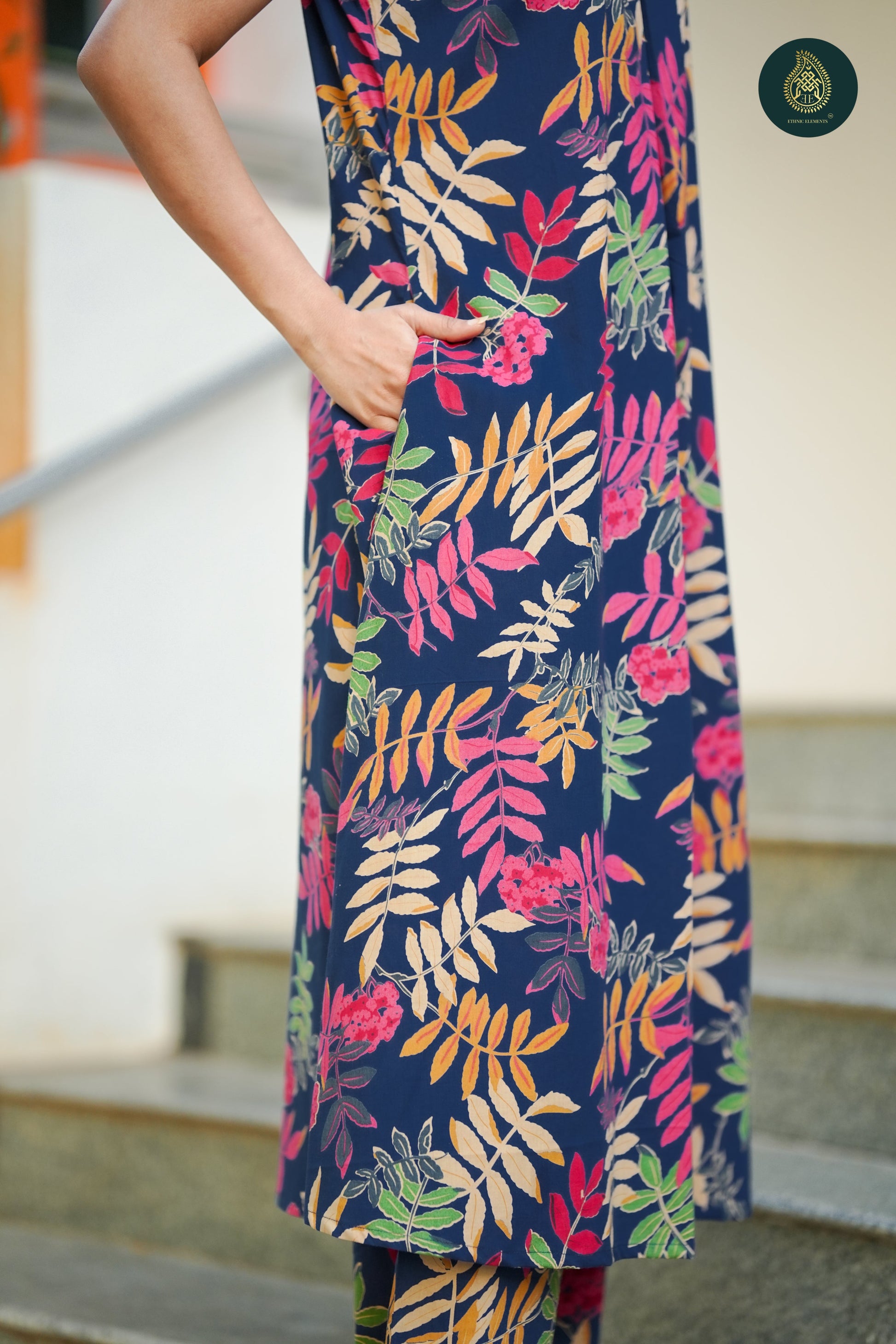 Leafy - Cotton Digital Printed Stitched 2Pc Suit Set