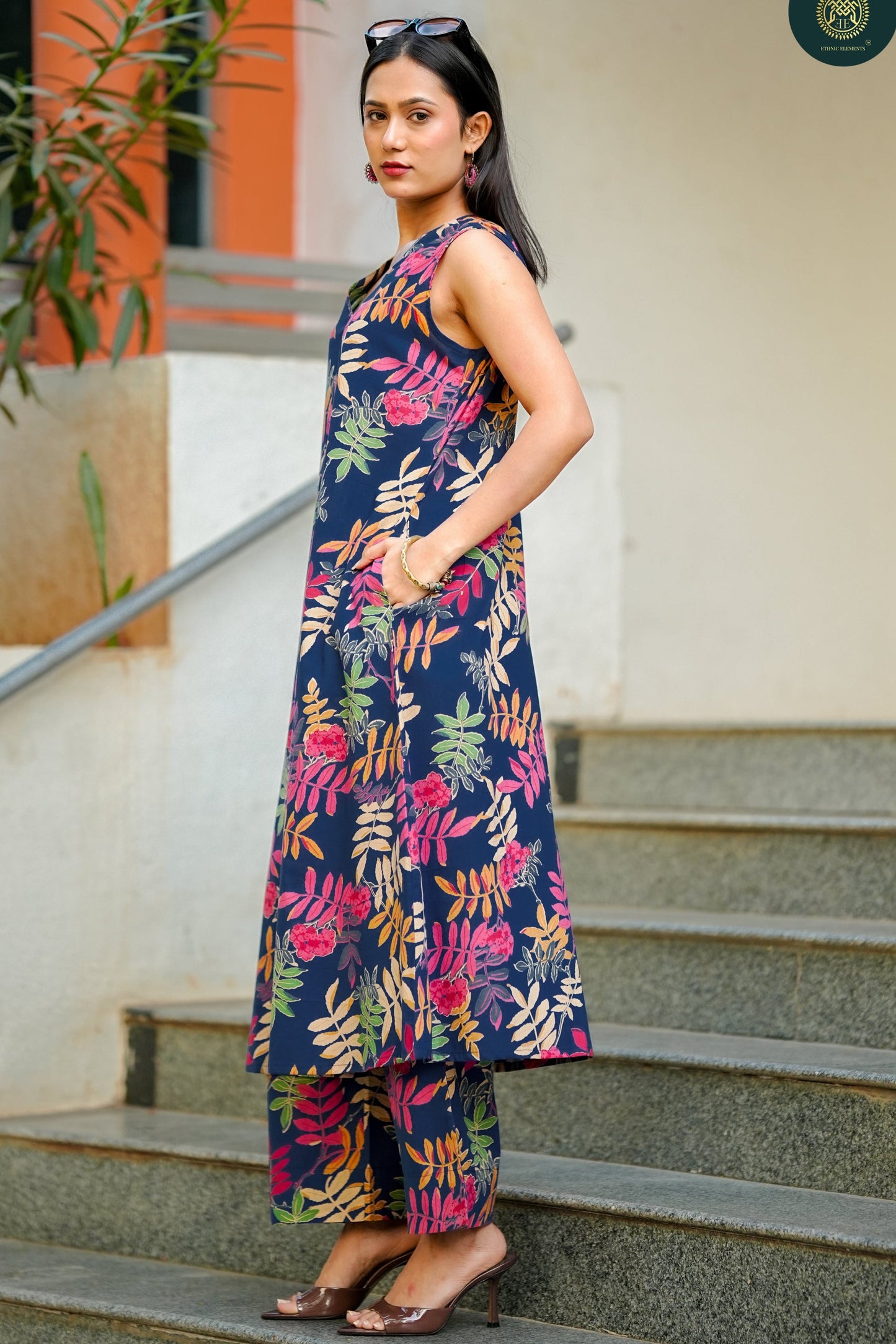 Leafy - Cotton Digital Printed Stitched 2Pc Suit Set