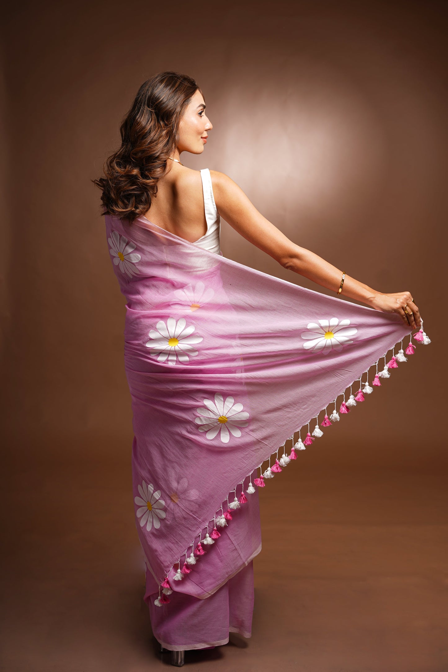Hand Painted Cotton Saree - Consistency